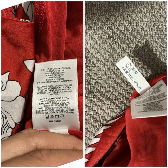 Express Women's LOT (1) Floral Thong Bodysuit & (1) Halter Coral Blouse Sz Small - Picture 14 of 16